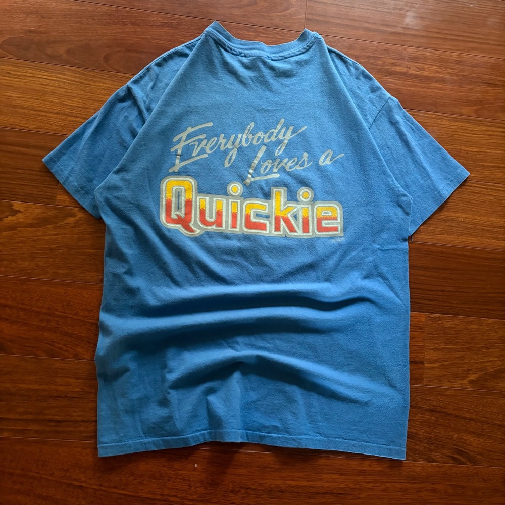 Vintage 90s Single Stitch Abercrombie & Fitch Humor Comedy Style Quickie T-Shirt